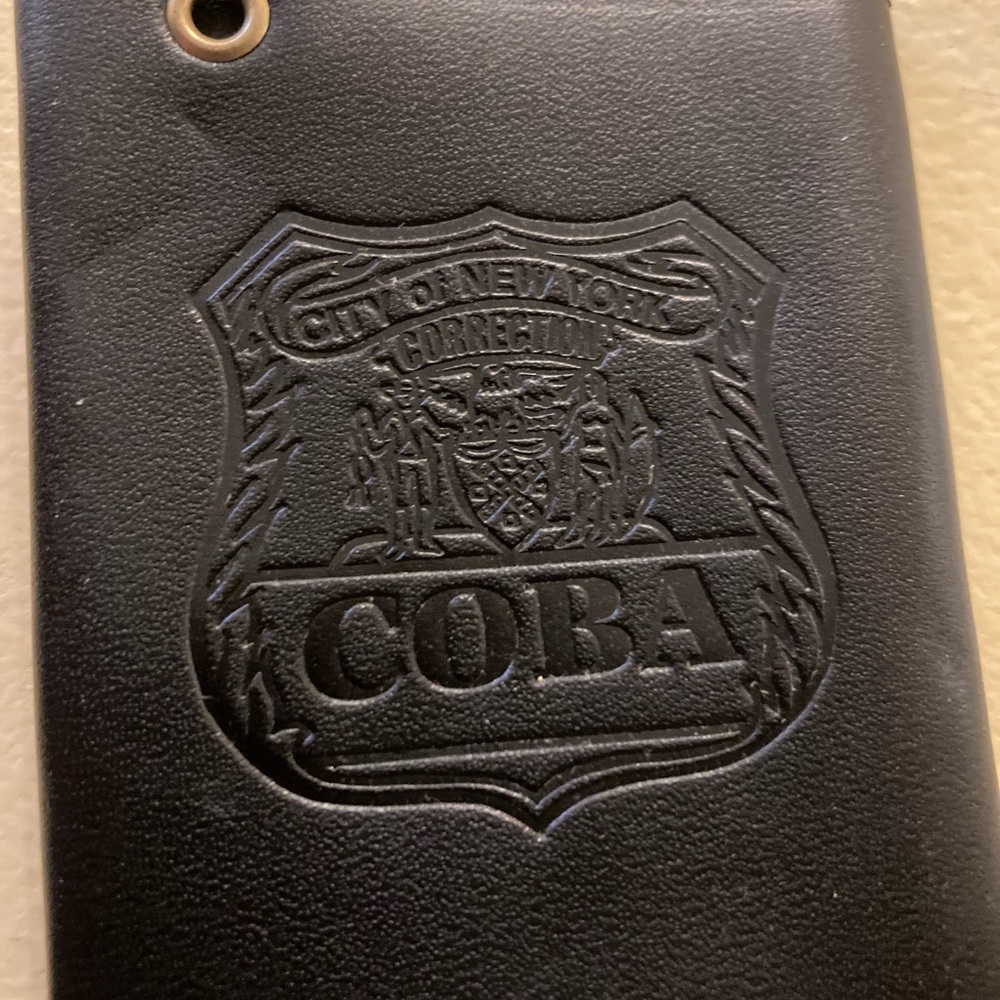 COBA Leather Badge & ID Case Wallet like new